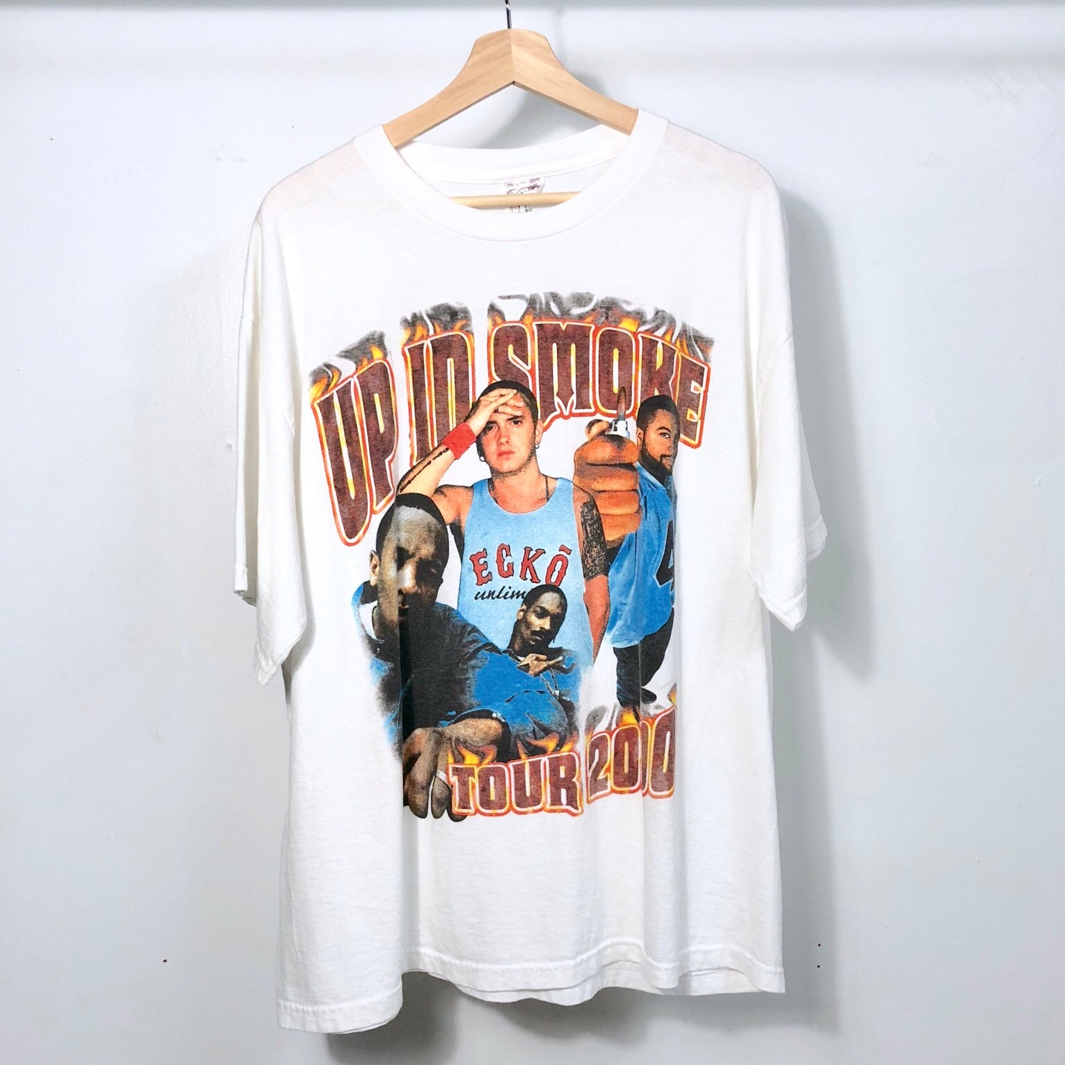 Up In Smoke Tour 2000 T-Shirt White – Vintage Rap Wear